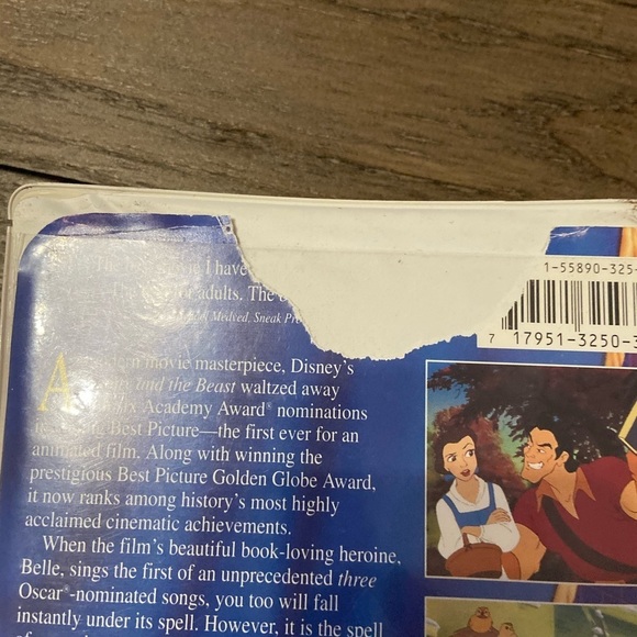Beauty and the Beast Black Diamond Edition VHS Tape Walt Disney Rare Collector - Picture 7 of 13